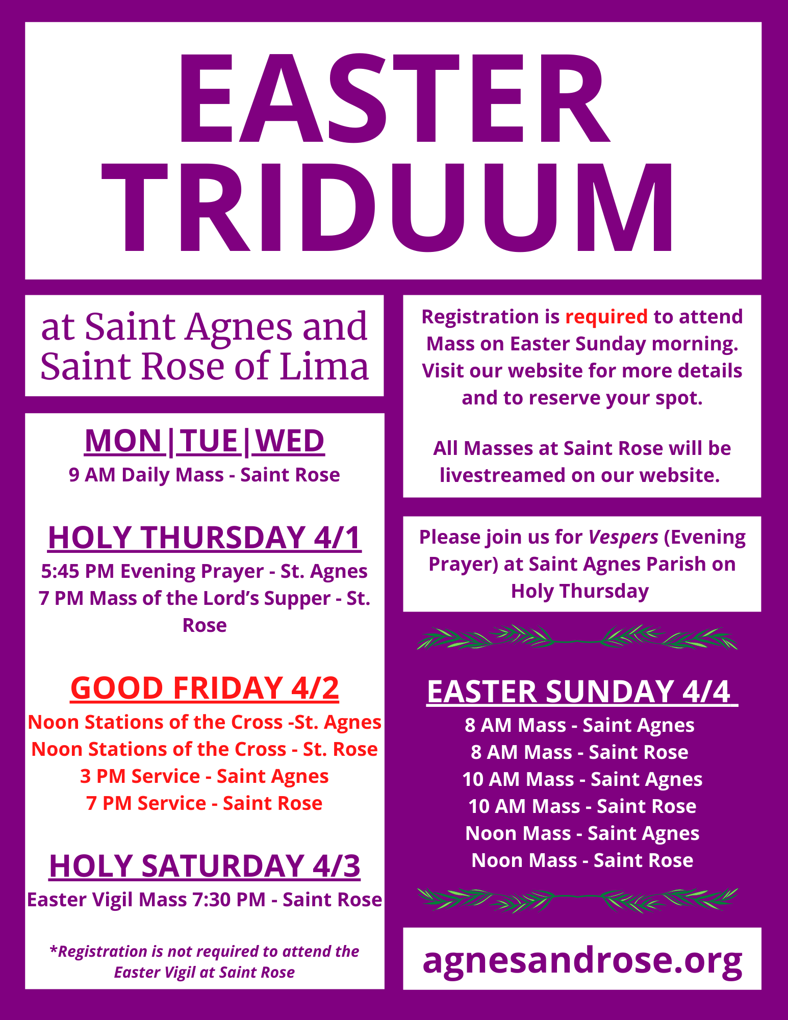 Copy Of Holy Week 2021