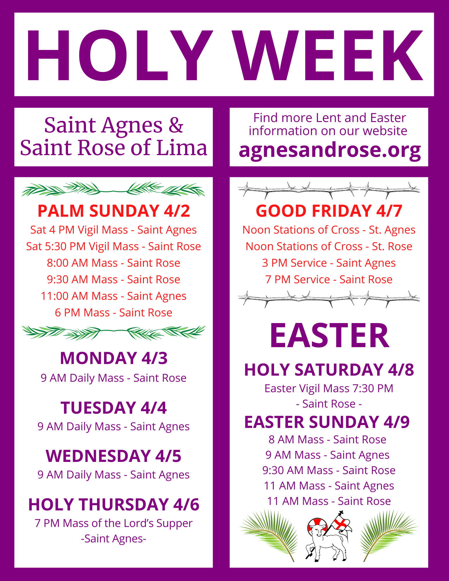 Holy Week 2023