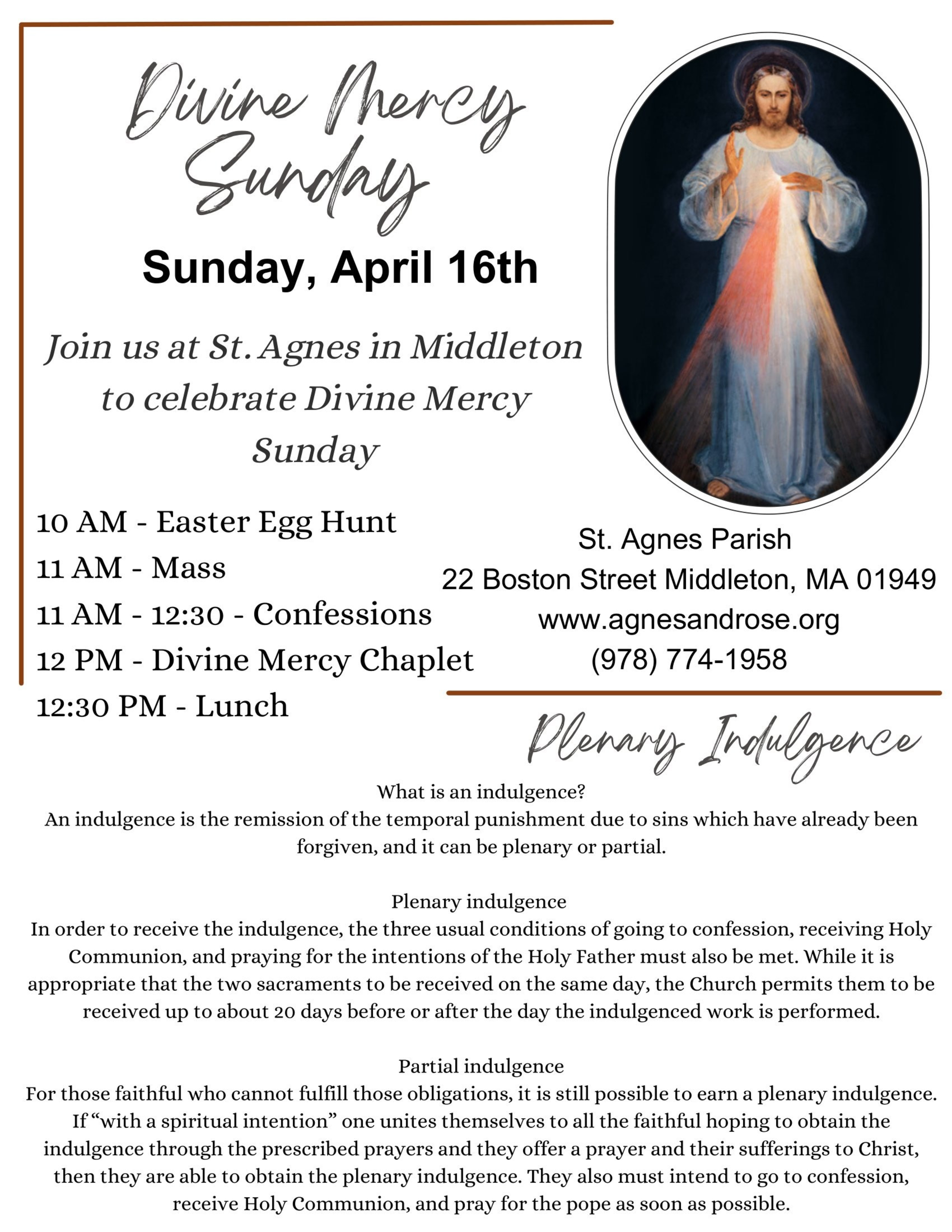 Divine Mercy Sunday 1