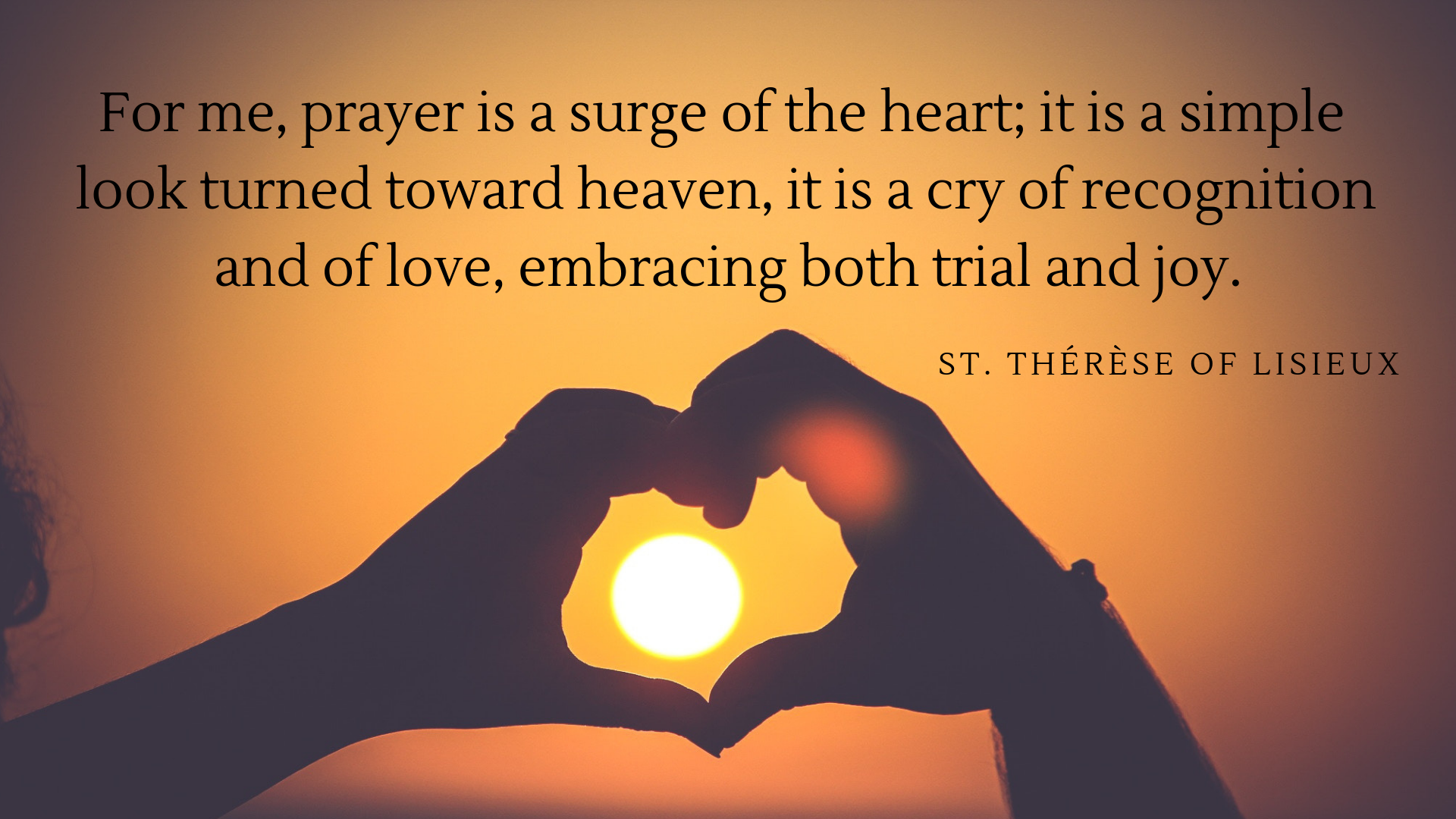 St. Therese Quote